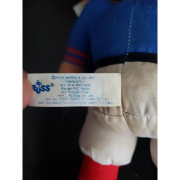 Large NFL Buffalo Bills Russ 1991 Good Luck Troll doll - Picture 5 of 7